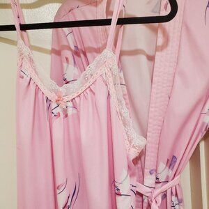 Vintage Avon Odyssey Gown and Robe Set Size S